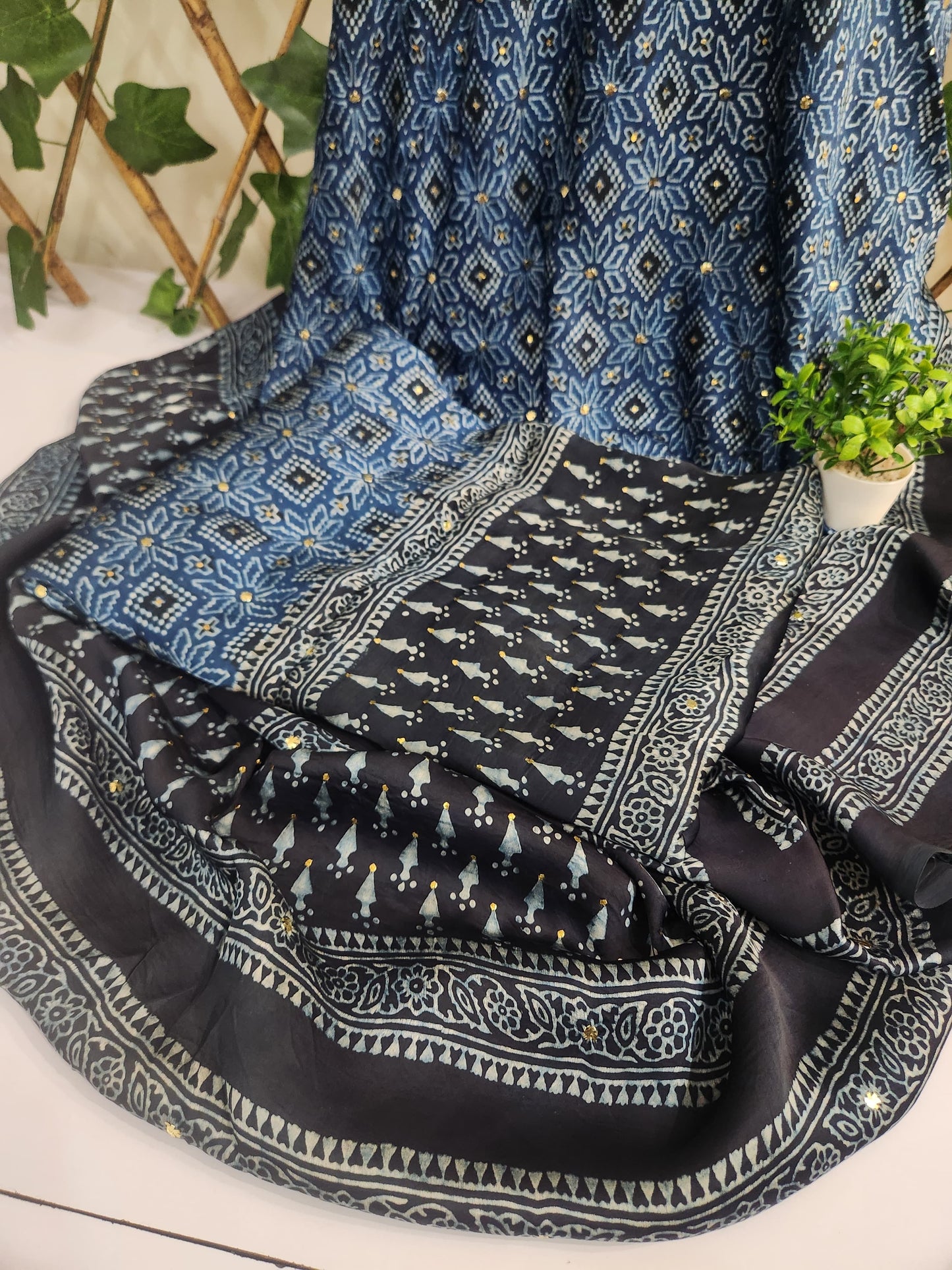 Premium Shahmooz Silk Shirt & Dupatta