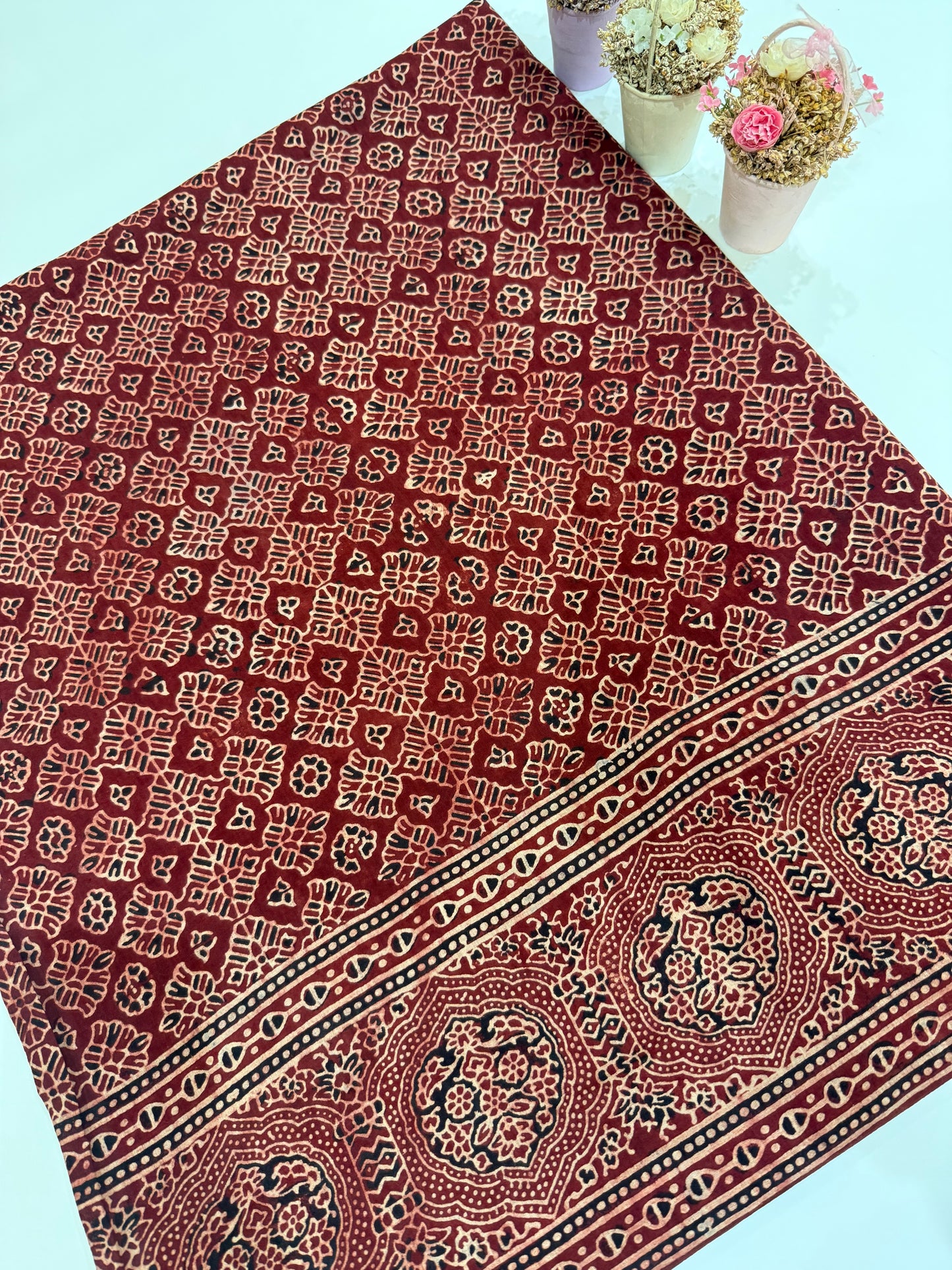 Maroon Lawn organic dyed shirt