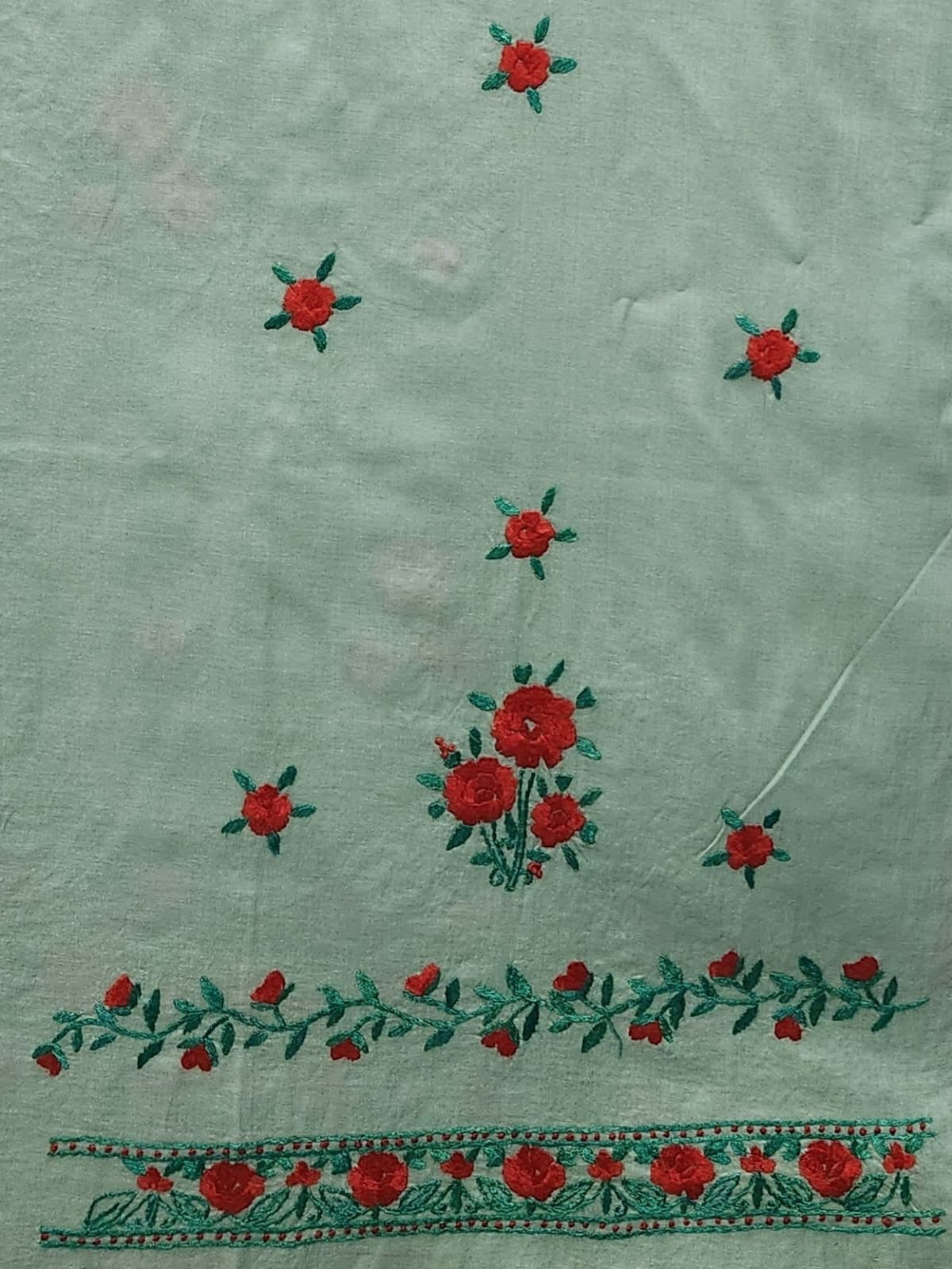 Lawn hand Embroidered shirt