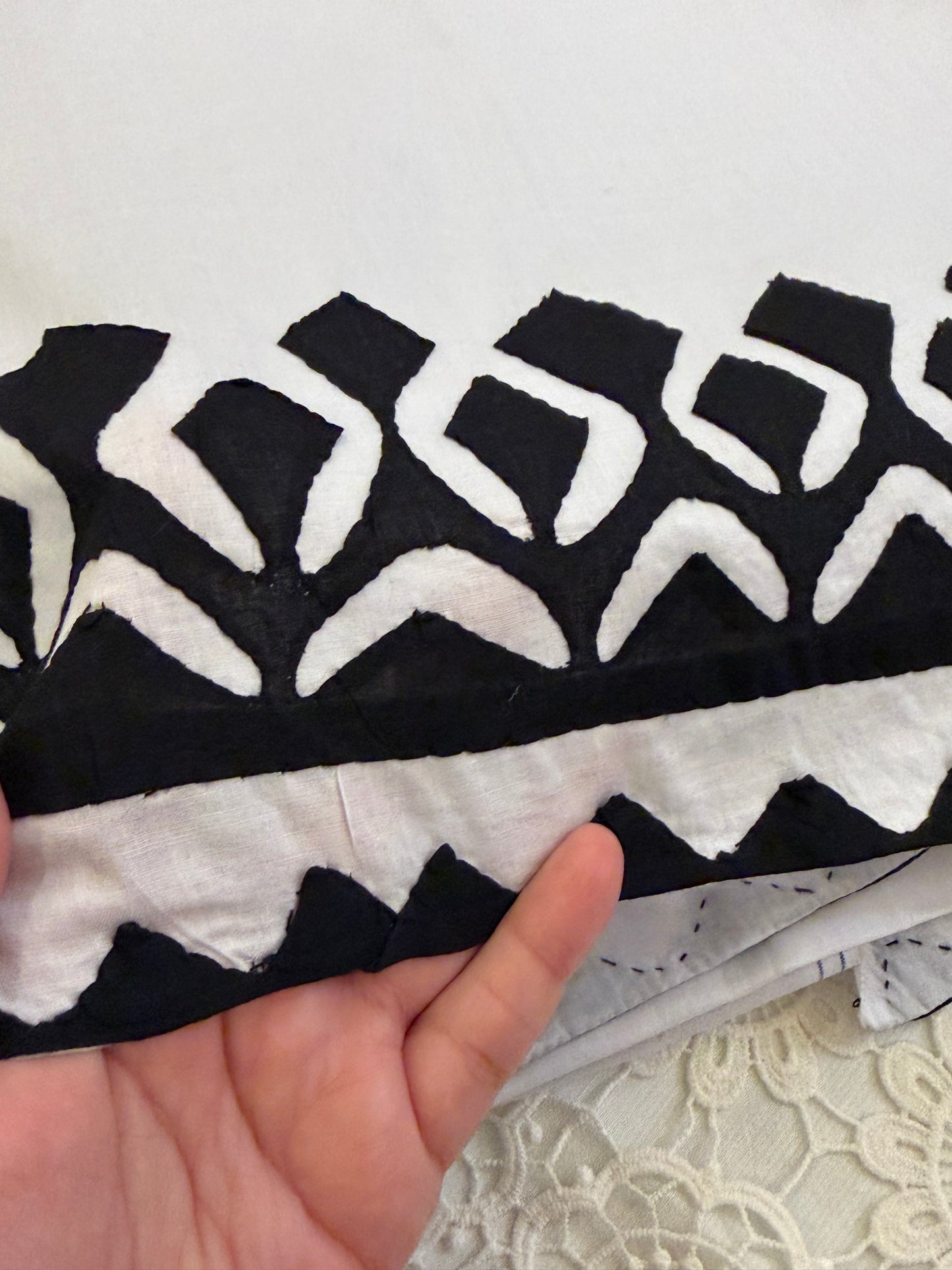 Applique Trouser handmade