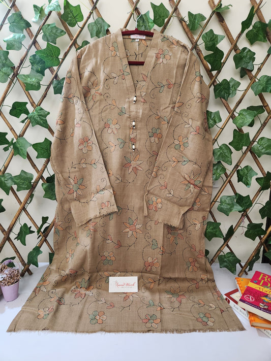 Pashmina Kanthakari kurta size XL