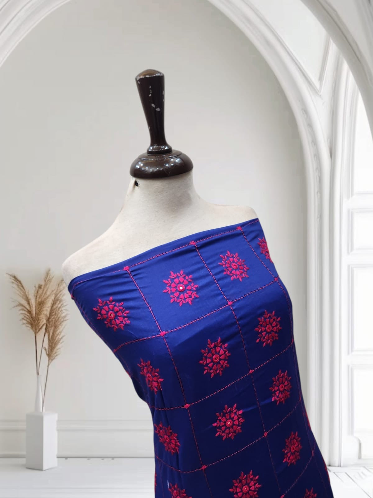 Tarkashi Lawn hand embroidered shirt