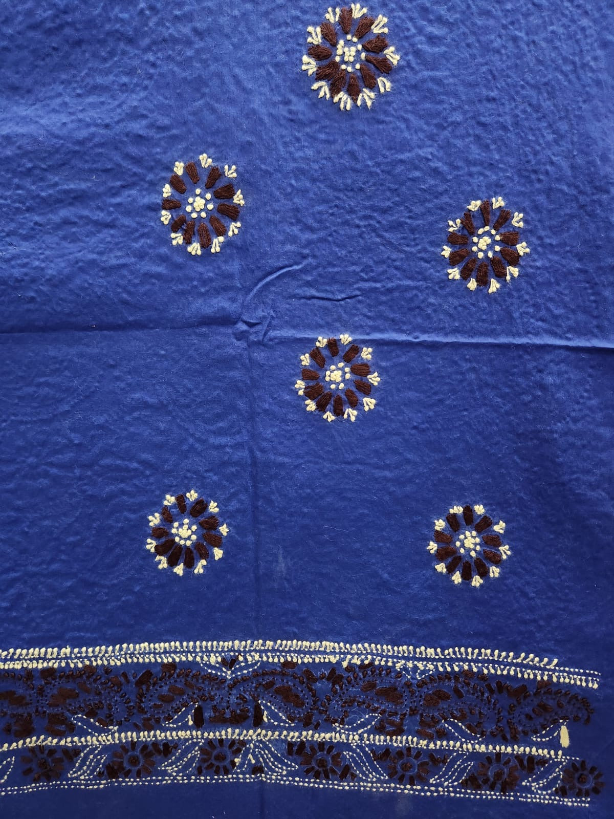 Lawn hand embroidered jaal shirt