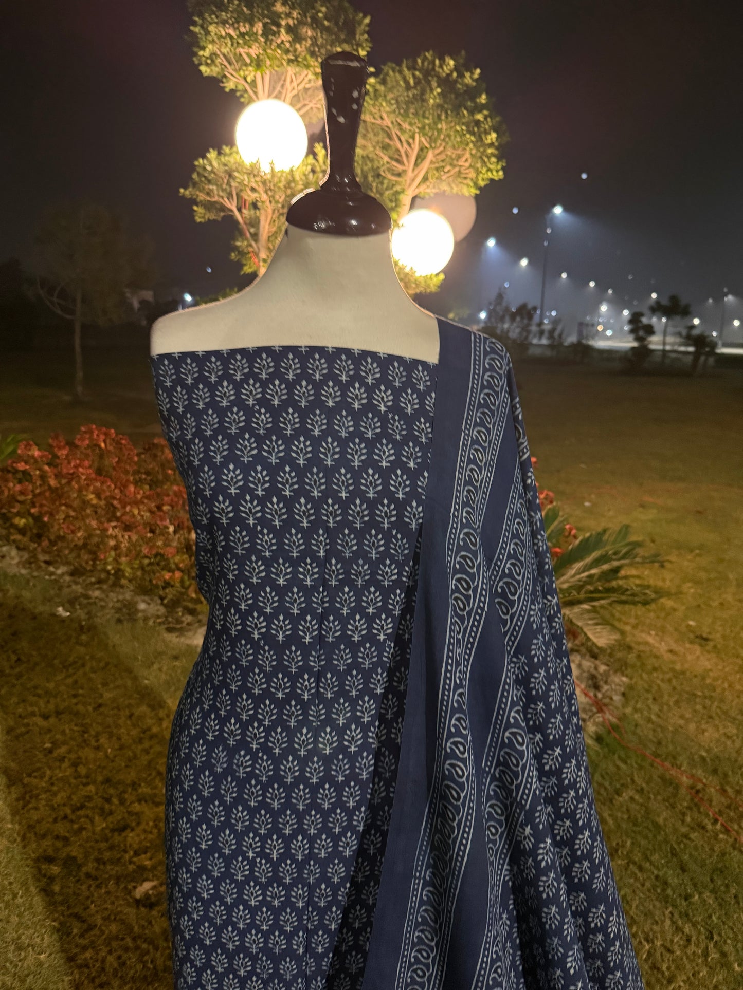 Lawn Natural dyed shirt and dupatta