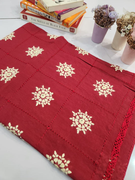 Tarkashi lawn hand embroidered shirt