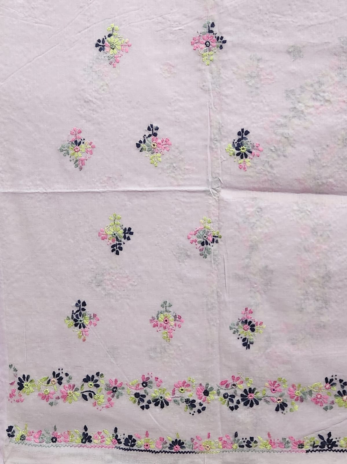 Lawn hand embroidered shirt