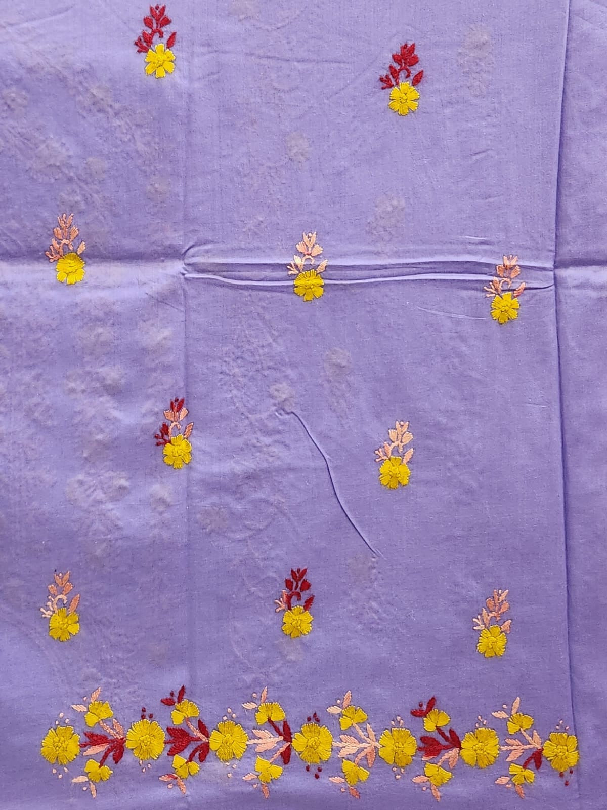 Lawn hand embroidered shirt