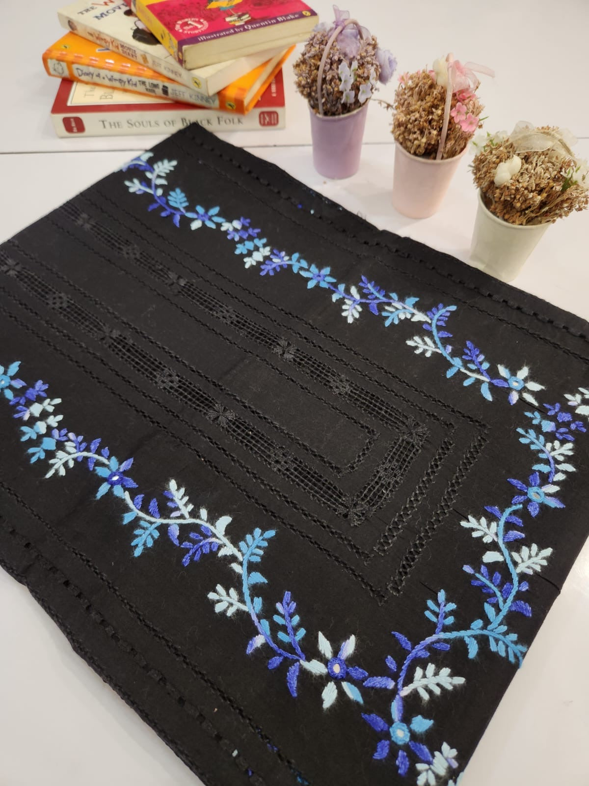 Tarkashi lawn hand embroidered shirt