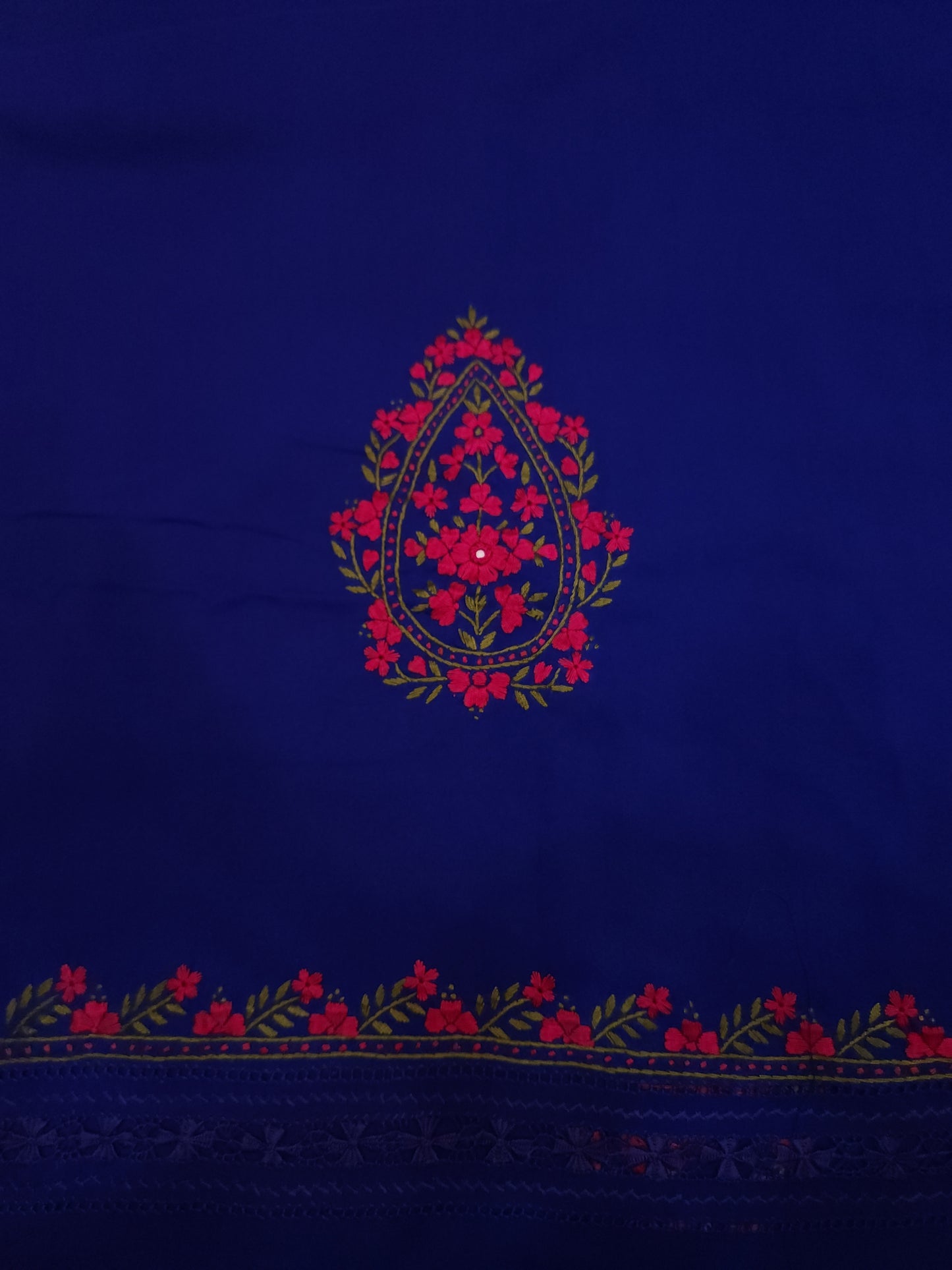 Blue Marina Tarkashi shirt & trouser